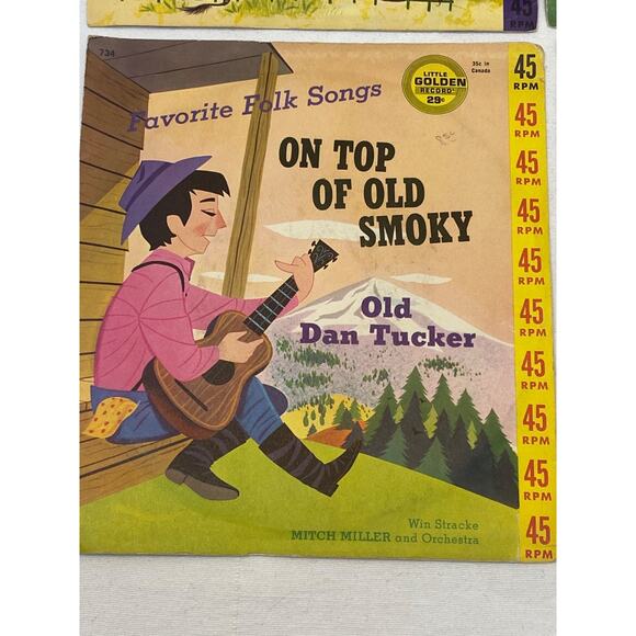 4 vintage Little Golden Records 1960s - Picture 4 of 11